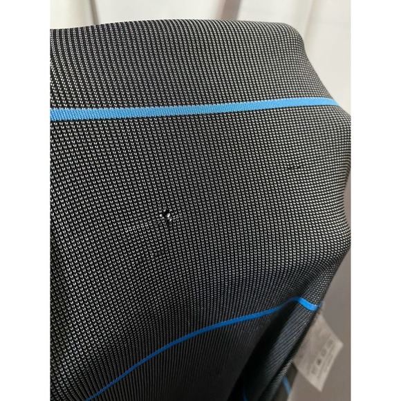 Footjoy Polo Shirt 2XL Black Blue Mens Bear Lake Polyester Golf Company Logo - Picture 6 of 15